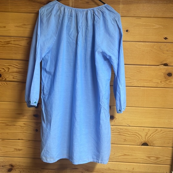 J. Crew Women’s blue embroidered lightweight blouse size Small - Picture 4 of 8